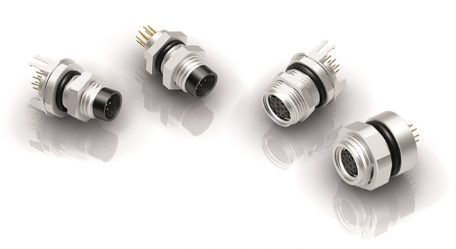 Series 768/718 M8 12 Pin High-Density Male Connectors