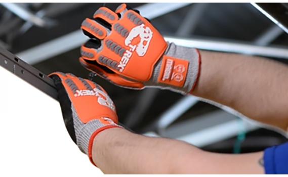 TRX449 Lightweight Crinkle Latex Palm Coated Impact Glove-1