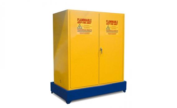 Flammable Cabinet Sump Provides Added Spill Capacity-1