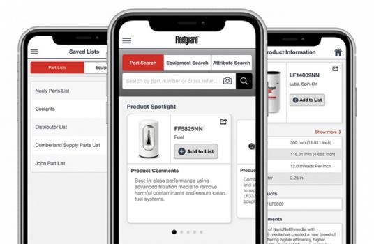 Fleetguard App Finds the Parts You Need Fast-1