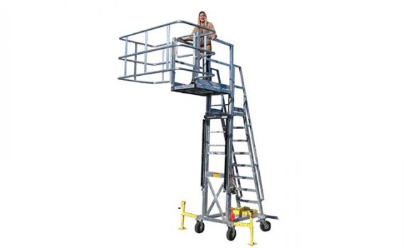Portable Access Ladder and Platform