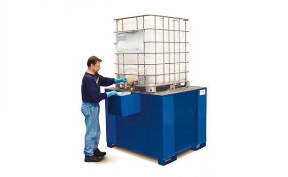 IBC Spill Containment Pallet Dispensing Stations-1