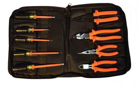 TR-9ELK-ZC Basic Electrician's Insulated Tool Kit-1