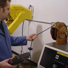 United Equipment Accessories Teach Pendant Cable Reels Robotic Cable Management