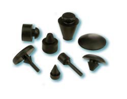 RUBBER PUSH-IN BUMPERS AVAILABLE IN A VARIETY OF SHAPES AND SIZES