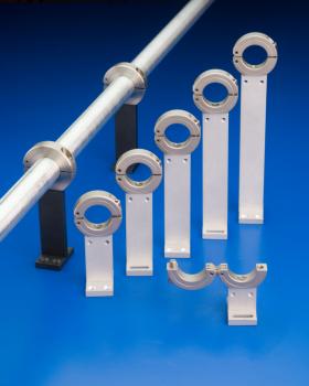Universal Mount Assembly Holds Shaft Or Pipe 1” To 6” Above Surface