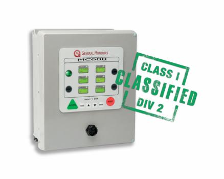 MC600 Six-Channel Controller Designed For Gas Detection Receives Class I, Div 2 Approval