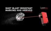 Shot Blast Resistant Laser Marking for the Auto Industry