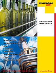 Distributed I/O Brochure Details TURCK’s In-Cabinet and Machine-Mount I/O Solutions