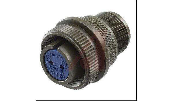 connector comp,shell only,metal circular,str plug,solid bkshl,size 28,olive drab
