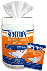 SCRUBS® Safety Lens Wipes Eliminate Two-Step “Spray & Dry” PPE Cleaning Process