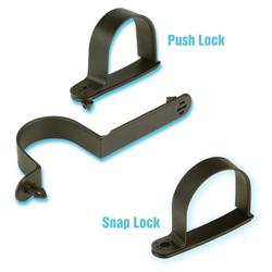 PUSH LOCK CABLE CLAMPS AND SNAP LOCK CABLE CLAMPS DESIGNED TO INSTALL WITHOUT DAMAGE AND TANGLES TO SENSITIVE WIRE/CABLE/HOSE BUNDLES
