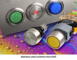Stainless Steel Switches From EAO Are Best for Harsh Environments