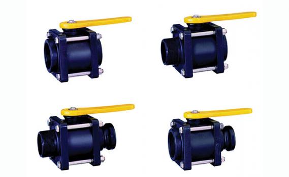 Compact Poly Ball Valves Come in 4 Design Options