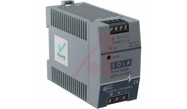 Power Supply;AC-DC;26V@2.1A;85-264V In;Enclosed;DIN Rail Mount;SDP Series