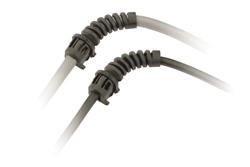 RDD PIGTAIL LOCKIT(TM) STRAIN RELIEF BUSHINGS PROTECT ROUND AND FLAT CABLES AT PANEL ENTRY POINTS