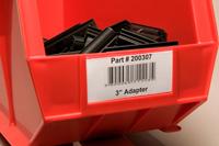 Label Holders for Slotted Plastic Bins