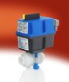 Multi-Volt Actuated Polypro Ball Valve