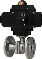 2-Piece Flanged Stainless Steel Ball Valve