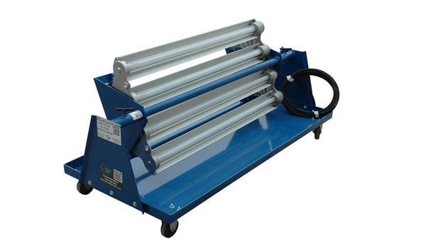 Explosion Proof Fluorescent Light Cart for Paint Spray Booths