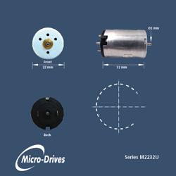Low-cost Powerhouse: Ø22mm Lo-cog DC Micromotor with Graphite Commutation