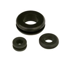 RUBBER GROMMETS COVER THROUGH HOLES