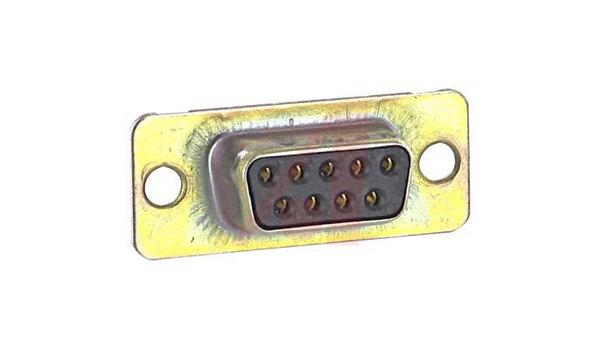 connector,d-sub,fixed machined contact,solder cup,9 socket contact receptacle - Allied Electronics Inc