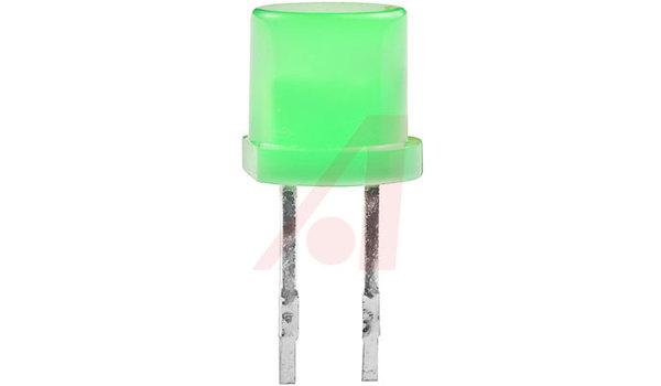 LED, T-1-1/2, Cylindrical, Green, KB Series