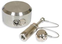 Two Very Tough Electronic Padlocks — Hockey Puck and Bar Bell