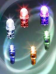 Wedge Based LED’s in Variety of Colors, Sizes and Voltages