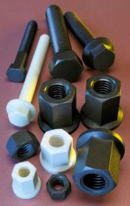 Hex Nuts and Flanged Hex Nuts With Smooth, Molded-In Threads