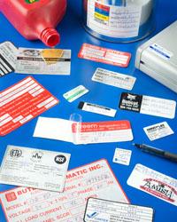 SELF-LAMINATING LABELS LET USERS WRITE-IN & PROTECT INFORMATION