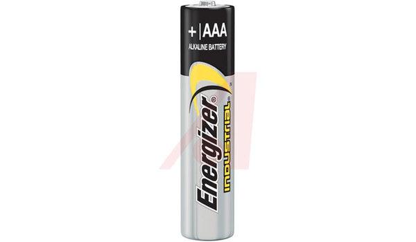 Battery, Alkaline, Zinc-Manganese Dioxide, Size: AAA, 1.5V, 1250 mAh