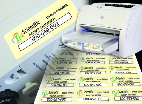 New durable asset identification labels - now in full color