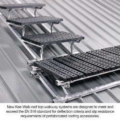 Kee® Walk System to Provide a Safe Level Walkway Across Roof Surfaces