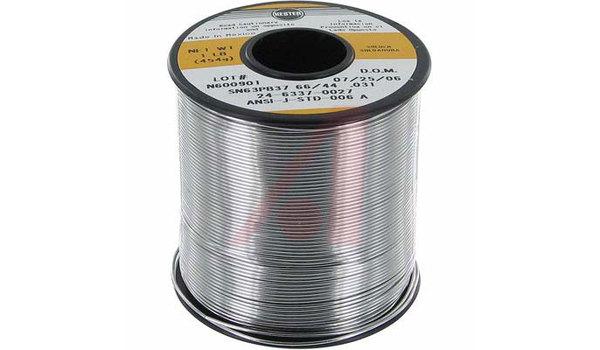 Solder Wire; highly active RA flux; Sn63Pb37; .031 dia; core 66; 1 lb