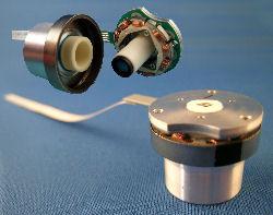 Micro Brushless MOTORS featuring Ceramic Air Bearing Design for Frictionless, quiet, high speed Operation