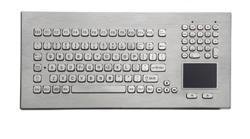 DT-102-SS Keyboard Built with the Strength of Stainless Steel