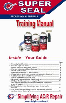 Cliplight Publishes HVAC/R Industry’s First Training Manual For Refrigeration Sealants