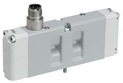 New Parker ISO 15407-1 Valve with Central M12 Connector Eliminates Conduit Runs