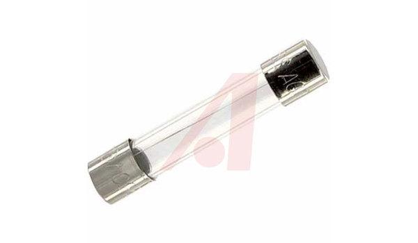 Fuse;Cylinder;Fast Acting;1A;Sz 3AG;Dims 0.25x1.25";Glass;Cartridge;250VAC;Clip