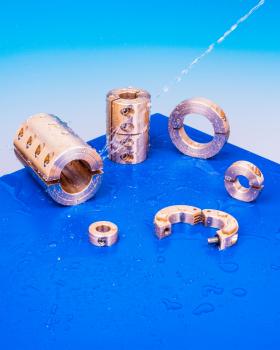 Brass Shaft Collars & Couplings Available in Six Sizes