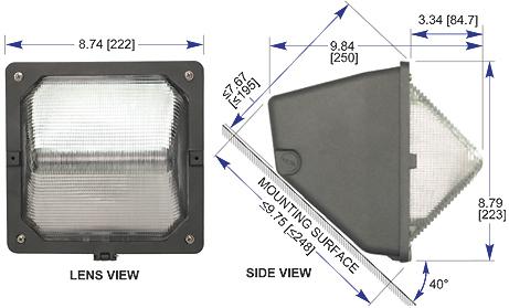 High-Power LED Wall-Pak Luminaire Reduces Cost of Wall Washing and Security Lighting-2