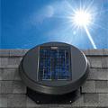 Attic Fan Transforms Any Passive Roof Vent into an Eco-Friendly Solar-Powered Vent