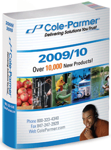 NEW 2009/10 Cole-Parmer® General Catalog