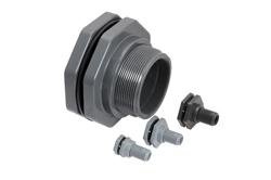 BULKHEAD FITTINGS ALLOW SAFE, QUICK CONNECTIONS TO PLASTIC OR METAL TANKS