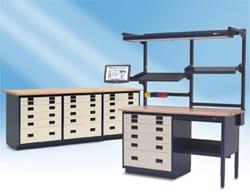 Workmaster™ Storage Cabinet Workbenches - IAC Industries-1