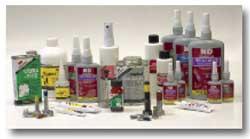 User-Applied Threadlocking Adhesives, Solvents, Bonding Products