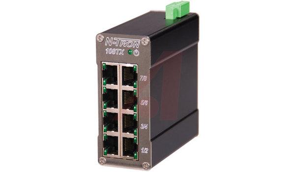Ethernet Switch, 8 RJ-45 10/100 Base, TX Copper Ports