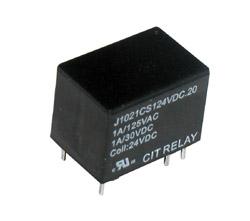 Offers J102 Series RoHS Sub-Miniature DIP Relay